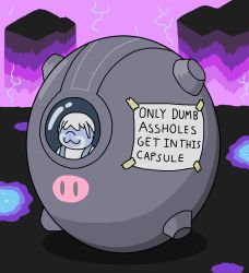 Rule 34 | cave, english text, mother (game), mother 3, nintendo, orb, paper, porky minch, profanity, smile