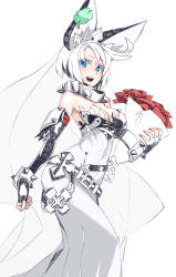 Rule 34 | 1girl, bad id, bad pixiv id, blue eyes, bouquet, breasts, clover, elbow gloves, elphelt valentine, flower, four-leaf clover, gloves, guilty gear, guilty gear xrd, highres, holding, holding bouquet, medium breasts, nayutarou (nyt kag), short hair, solo, spoilers