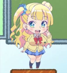 Rule 34 | 1girl, anime screenshot, galko, lowres, oshiete! galko-chan, school uniform, screencap, smile, solo