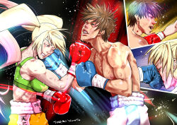 Rule 34 | 1boy, 1girl, abs, blood, boxing, fighting, mixed-sex combat, tagme, yasuda makoto