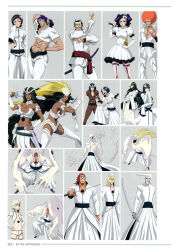 Rule 34 | 5girls, 6+boys, abs, absurdres, alternate costume, arrancar, artbook, beard, bleach, bleach: brave souls, bleach: sennen kessen-hen, breasts, character request, charlotte chuhlhourne, cirucci sanderwicci, claws, cyan sung-sun, dark-skinned female, dark skin, dordoni alessandro del socaccio, emilou apacci, eyelashes, facial hair, facial mark, fighting stance, franceska mila rose, gantenbainne mosqueda, green eyes, grin, hands on own hips, helmet, highres, holding, holding sword, holding weapon, horns, large breasts, lilynette gingerbuck, lips, long hair, looking at viewer, luppi antenor, manly, micro shorts, multiple boys, multiple girls, muscular, muscular female, muscular male, mustache, navel, non-web source, official art, open mouth, resurreccion, revealing clothes, short hair, shorts, simple background, small breasts, smile, spiked hair, stitches, sword, very long hair, weapon, yylfordt granz