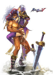 Rule 34 | 1boy, 1girl, age difference, ass, bad id, bad pixiv id, beard, boots, breasts, breasts out, carrying, cervantes de leon, clothed female nude male, clothed sex, copyright name, covered erect nipples, crossed swords, cum, cum in pussy, dark-skinned male, dark skin, drooling, closed eyes, facial hair, father and daughter, gun, handgun, hat, held up, hetero, high heel boots, high heels, huge breasts, incest, isabella valentine, lips, muscular, namco, nipples, no panties, nude, penis, pirate, pirate hat, pistol, pistol sword, pussy juice, saliva, sex, shoes, short hair, soul calibur, soulcalibur, soulcalibur v, standing, straddling, suspended congress, sword, sww13, tan, testicles, text focus, thigh boots, thighhighs, uncensored, upright straddle, vaginal, weapon, white hair