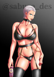 Rule 34 | 1girl, breasts, highres, isabella valentine, large breasts, short hair, soul calibur, white hair