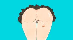 Rule 34 | anus, bent over, cleft of venus, hatsune miku, highres, pussy, pussy juice, skirt, tagme, vocaloid