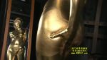 Rule 34 | 1boy, 1girl, animated, asian, ass, ass grab, bdsm, bermuda (av), bodypaint, breasts, censored, evolution, from behind, gold, gold paint, golden, japanese (nationality), mirror, nude, paint, painting (action), photo (medium), shiny skin, sound, standing, tagme, video