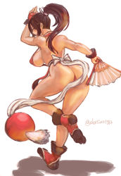 Rule 34 | 1girl, ass, breasts, fatal fury, highres, large breasts, revealing clothes, shiranui mai