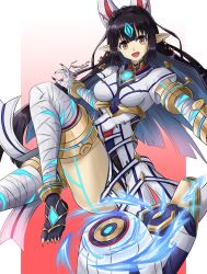 Rule 34 | 1girl, fgsketch, highres, kasandra (xenoblade), pointy ears, simple background, solo, white background, xenoblade chronicles (series), xenoblade chronicles 2