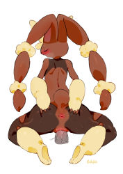 Rule 34 | 1girl, animal ears, animal hands, anus, ass, bebebe, blush, breath, closed eyes, creatures (company), disembodied penis, erection, from behind, full body, furry, furry female, game freak, gen 4 pokemon, hetero, kneeling, lopunny, mega lopunny, mega pokemon, nintendo, open mouth, penis, pokemon, pokemon (creature), pussy, pussy juice, rabbit ears, rabbit tail, sex, shiny skin, simple background, solo, spread anus, spread ass, spread legs, sweat, tail, uncensored, vaginal, white background