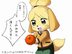 Rule 34 | animal crossing, artist request, isabelle (animal crossing), nintendo, tagme, text focus, translated