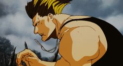 Rule 34 | 2boys, animated, animated gif, fighting, guile, lowres, m. bison, multiple boys, street fighter