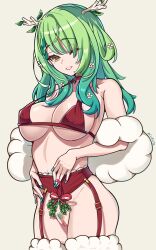 Rule 34 | 1girl, absurdres, antlers, blush, braid, branch, breasts, ceres fauna, cleavage, commentary, coubalty, english commentary, female pubic hair, flower, green hair, hair flower, hair ornament, heart, highres, holding, holding mistletoe, hololive, hololive english, horns, large breasts, long hair, looking at viewer, mistletoe, mole, mole under eye, multicolored hair, navel, open mouth, pubic hair, pussy, smile, solo, streaked hair, uncensored, virtual youtuber, yellow eyes