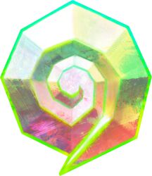 Rule 34 | artist request, crystal, dreamstone, green outline, highres, mario &amp; luigi: dream team, mario &amp; luigi rpg, mario (series), nintendo, no humans, object focus, official art, outline, rainbow gradient, transparent background