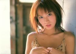 Rule 34 | 1girl, asian, bikini, bikini top only, brown hair, ichikawa yui, indoors, looking at viewer, mole, photo (medium), solo, swimsuit, tagme
