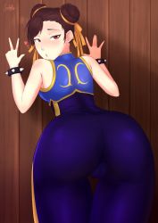 Rule 34 | 1girl, alternate costume, ass, breasts, capcom, chun-li, huge ass, solo, street fighter, thick thighs, thighs, wide hips