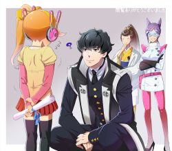 Rule 34 | 1boy, 3girls, ?, ^ ^, ace attorney, aged down, arms behind back, asymmetrical hair, athena cykes, aura blackquill, belt, between legs, black hair, black legwear, black pants, blush, bow, brother and sister, brown hair, capcom, child, closed eyes, coat, cone hair bun, crossed arms, cuffs, dress, drill hair, fanny pack, formal, from behind, giggling, gloves, grin, hair between eyes, hair bow, hair bun, hair ribbon, hand between legs, headset, high heels, high ponytail, hip focus, japanese clothes, jewelry, kimono, kneeling, knees, lab coat, legs, long hair, mayuhiko3310, metis cykes, miniskirt, mother and daughter, multicolored hair, multiple girls, necklace, necktie, no nose, orange hair, pants, pantyhose, phoenix wright: ace attorney - dual destinies, pink legwear, pleated skirt, ponytail, puffy sleeves, purple hair, ribbon, short dress, siblings, side ponytail, simon blackquill, simple background, skirt, smile, spoilers, suit, swept bangs, thighhighs, twin drills, twintails, two-tone hair, vest, visor, white hair, zettai ryouiki