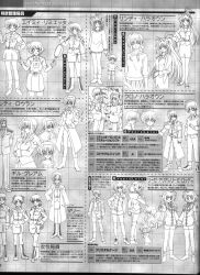 Rule 34 | 00s, 4boys, 6+girls, amy limietta, animal ears, cat ears, cat tail, chrono harlaown, clyde harlaown, concept art, gil graham, greyscale, highres, leti lowran, liesearia (nanoha), lieselotte (nanoha), lindy harlaown, lyrical nanoha, magical boy, mahou shoujo lyrical nanoha, mahou shoujo lyrical nanoha a&#039;s, mariel atenza, monochrome, mother and son, multiple boys, multiple girls, shoulder spikes, siblings, sisters, spikes, tail, twins