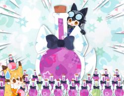 Rule 34 | animal ears, ezo red fox (kemono friends), gloves, kemono friends, kemono friends 2, kemono friends 3, kikuchi milo, necktie, school uniform, shirt, silver fox (kemono friends), skirt, tail