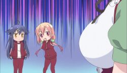 Rule 34 | anime screenshot, breasts, dress, green dress, highres, hinako note, huge breasts, kuroyanagi ruriko, large breasts, natsukawa kuina, sakuragi hinako, screencap, tagme