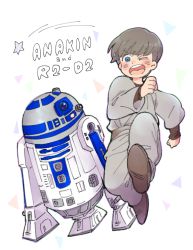 Rule 34 | anakin skywalker, character name, child, one eye closed, open mouth, r2-d2, robot, star wars, star wars: the phantom menace, tagme