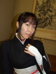 Rule 34 | bleach, cosplay, japanese clothes, kimono, kurotsuchi nemu, makoto (model), photo (medium), yukata