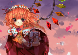Rule 34 | 1girl, absurdres, ascot, bad id, bad pixiv id, blonde hair, bow, flandre scarlet, flower, highres, maaboo (asuka1026), no headwear, no headwear, red eyes, ribbon, short hair, side ponytail, solo, touhou, wings