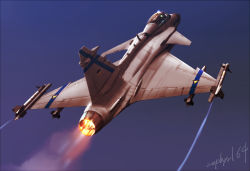 Rule 34 | ace combat, ace combat zero, afterburner, aircraft, airplane, artist name, blue sky, camouflage, canards, cockpit, commentary request, contrail, day, fighter jet, flying, glint, helmet, jet, military, military vehicle, missile, pilot, realistic, saab gripen, signature, sky, solo, vehicle focus, zephyr164