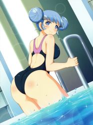 Rule 34 | 10s, 1girl, competition swimsuit, highres, kanon (senran kagura), one-piece swimsuit, senran kagura, solo, swimsuit, tagme