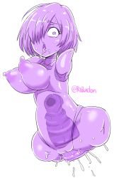 Rule 34 | 1girl, artificial vagina, breasts, character request, cleft of venus, mash kyrielight, objectification, onahole transformation, pussy, sex toy, tagme, tonda, transformation
