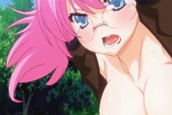 Rule 34 | 1girl, animated, blue eyes, bouncing breasts, grabbing another&#039;s breast, breasts, clothed sex, glasses, grabbing, large breasts, moaning, nipples, rance (series), rance 01, sex, short twintails, sill plain, solo focus, tears, twintails