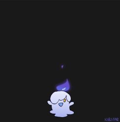 Rule 34 | 10s, animated, animated gif, artist name, black background, candle, chandelure, creatures (company), evolutionary line, fire, game freak, gen 5 pokemon, grimmy666666, lampent, litwick, melting, motion lines, nintendo, no humans, pokemon, pokemon (creature), pokemon bw, purple fire, simple background, spinning, transformation