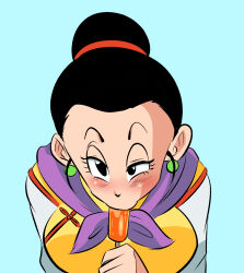 Rule 34 | 1girl, black eyes, black hair, breasts, chi-chi (dragon ball), dragon ball, dragonball z, female focus, funsexydragonball, highres, large breasts, mature female