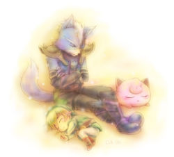 Rule 34 | 2boys, armor, blonde hair, boots, cia 38, closed eyes, creatures (company), crossed arms, furry, furry male, game freak, gen 1 pokemon, gloves, jigglypuff, link, md5 mismatch, miyaman813, multiple boys, nintendo, open mouth, pointy ears, pokemon, pokemon (creature), resolution mismatch, sleeping, source larger, star fox, super smash bros., tail, the legend of zelda, toon link, white hair, wolf o&#039;donnell