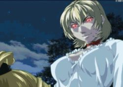 Rule 34 | 00s, 1futa, 1girl, animated, animated gif, bible black, blonde hair, breasts, choker, cleavage, closed eyes, cum, cum in mouth, cumdrip, earrings, ejaculation, fellatio, futa with female, futanari, glowing, glowing eyes, hand on another&#039;s head, jewelry, jody crowley, large breasts, long hair, looking at another, lowres, nightgown, open clothes, open mouth, open shirt, oral, penis, ponytail, purple eyes, red eyes, ribbon, ribbon choker, saeki kaori, shin bible black, shirt, short hair, sweat, tears, torn clothes