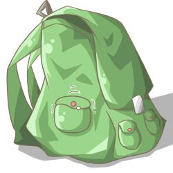 animated animated_gif aoblue backpack bag chibi female_focus kawashiro_nitori mini_person minigirl randoseru solo touhou two_side_up