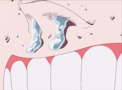 Rule 34 | 1boy, animated, animated gif, bandana, blonde hair, bloodshot eyes, bulging eyes, close-up, enel, eye pop, lowres, male focus, one piece, open mouth, snot, solo, surprised, sweat, tagme, teeth, tongue