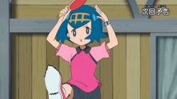 Rule 34 | 1girl, animated, animated gif, blue eyes, blue hair, creatures (company), game freak, lana (pokemon), nintendo, pokemon, pokemon (anime), pokemon sm066, pokemon sm (anime), solo