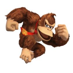 Rule 34 | absurdres, donkey kong, donkey kong (series), highres, looking at viewer, necktie, official art, super smash bros.