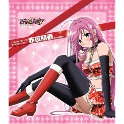 Rule 34 | 00s, 1girl, akashiya moka, cross, cross necklace, elbow gloves, gloves, jewelry, lowres, necklace, rosario+vampire, rosary, solo, thighhighs