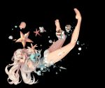 Rule 34 | 1girl, animated, ass, barefoot, breasts, calypso (destiny child), cleavage, destiny child, fish, flower, gluteal fold, long hair, solo, starfish, tagme, underwater, video
