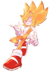 Rule 34 | @ @, fleetway super sonic, furry, furry male, gloves, hedgehog, hedgehog boy, hedgehog ears, hedgehog tail, quill, red eyes, shoes, sonic (series), sonic the comic, sonic the hedgehog, spiked hair, super sonic, usa37107692, yellow fur