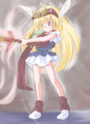 Rule 34 | 1990s (style), akazukin chacha, magical princess, standing, sword, tagme, weapon