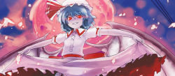 Rule 34 | 1girl, cropped, duplicate, female focus, kaito (k4itoh), moon, remilia scarlet, solo, touhou