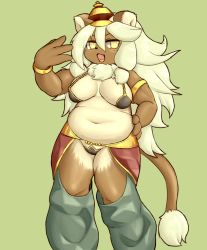 Rule 34 | 1girl, artist request, breasts, female focus, fullbokko heroes, furry, furry female, highres, lion, long hair, no humans, open mouth, solo, white hair, yellow eyes