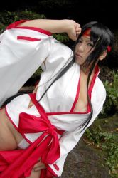 Rule 34 | chouzuki maryou, cosplay, glasses, photo (medium), plump, queen&#039;s blade, thick thighs, thighs, tomoe (queen&#039;s blade), tomoe (queen&#039;s blade) (cosplay)