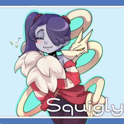 184nx, 1girl, highres, skullgirls, solo, squigly (skullgirls), tagme, zombie