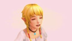 Rule 34 | 10s, 1girl, 3d, animated, animated gif, blonde hair, blue eyes, bouncing breasts, braid, breasts, crystal, face, female focus, heisenweimer, highres, hyrule warriors, implied sex, jewelry, jiggle, linkle, looping animation, moaning, necklace, nintendo, open mouth, pendant, pink background, pointy ears, puffy short sleeves, puffy sleeves, resized, riding, rolling eyes, sexually suggestive, shirt, short hair, short sleeves, simple background, small breasts, solo, source filmmaker (medium), tecmo, the legend of zelda, third-party edit, twin braids, upscaled, white shirt