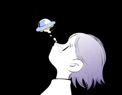Rule 34 | 1other, alternate body fluid, commentary, crying, english commentary, flying saucer, klarogiraffe, looking up, original, personification, portrait, profile, short hair, simple background, space, spacecraft, water