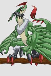 Rule 34 | claws, digimon, digimon (creature), feathered wings, galemon, highres, solo, wings