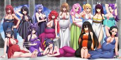 Rule 34 | 6+girls, ahoge, antenna hair, arm behind head, arms behind head, artist logo, ayano aishi, bare shoulders, barefoot, black hair, blackhole-chan, blonde hair, blue ribbon, breasts, brown hair, butterfly hair ornament, cleavage, crossover, date a live, deviantart username, dress, erza scarlet, facebook username, fairy tail, feet, female focus, fluttershy, hair ornament, hair over one eye, hair ribbon, hairband, harem, high school dxd, himejima akeno, iris heart, jadenkaiba, kagura mikazuchi, kneeling, large breasts, long hair, looking at viewer, lucy heartfilia, lying, mature female, mother and daughter, multiple girls, my little pony, my little pony: equestria girls, my little pony: friendship is magic, neptune (series), nico robin, one piece, pink hair, pixiv username, ponytail, pregnant, purple hair, red hair, rias gremory, ribbon, sitting, standing, starlight glimmer, strapless, strapless dress, toes, tokisaki kurumi, venelana gremory, watermark, web address, yandere simulator, yatogami tooka, yellow ribbon