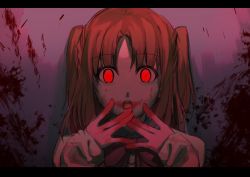 Rule 34 | 1girl, :o, black border, blood, blood on face, blood on hands, blood splatter, border, bow, bowtie, brown hair, ebyaskani, finger to mouth, fingers to mouth, highres, long sleeves, looking at viewer, medium hair, open mouth, parted bangs, portrait, red bow, red bowtie, red eyes, school uniform, sidelocks, sketch, solo, teeth, tongue, tsukihime, tsukihime (remake), two side up, upper teeth only, wide-eyed, yumizuka satsuki, ||/